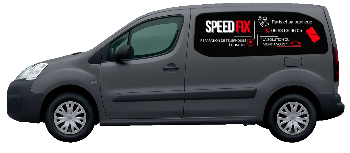 Camion d'intervention rapide réparation smartphone 95